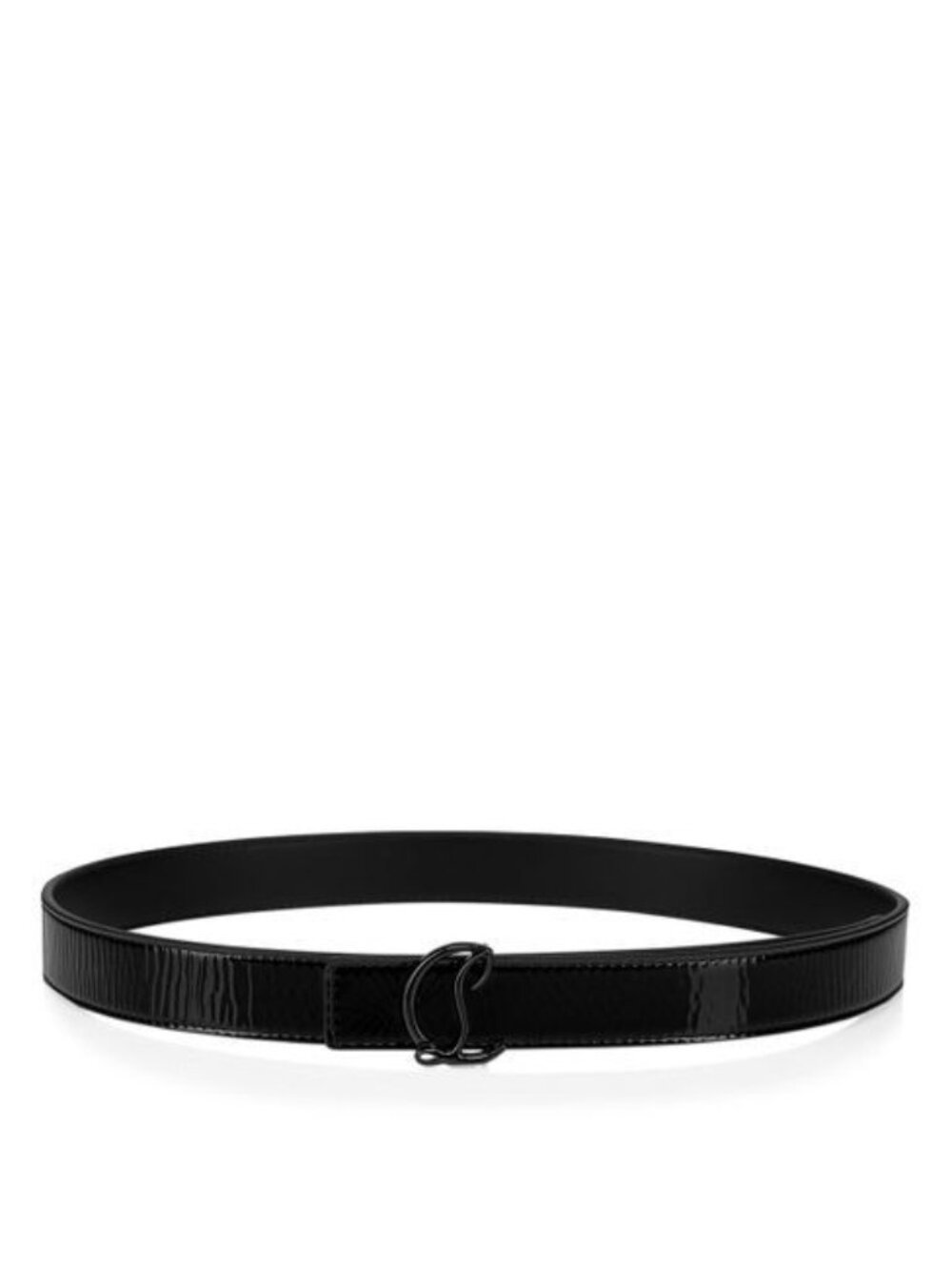 NEW Christian Louboutin Patent Leather Belt Size 90